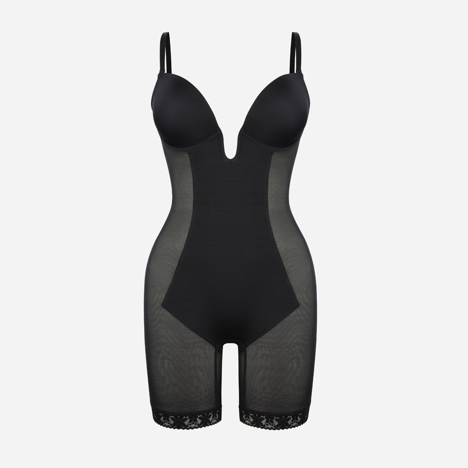 Joyshaper Backless Deep U Plunge Shapewear Strapless Bodysuit