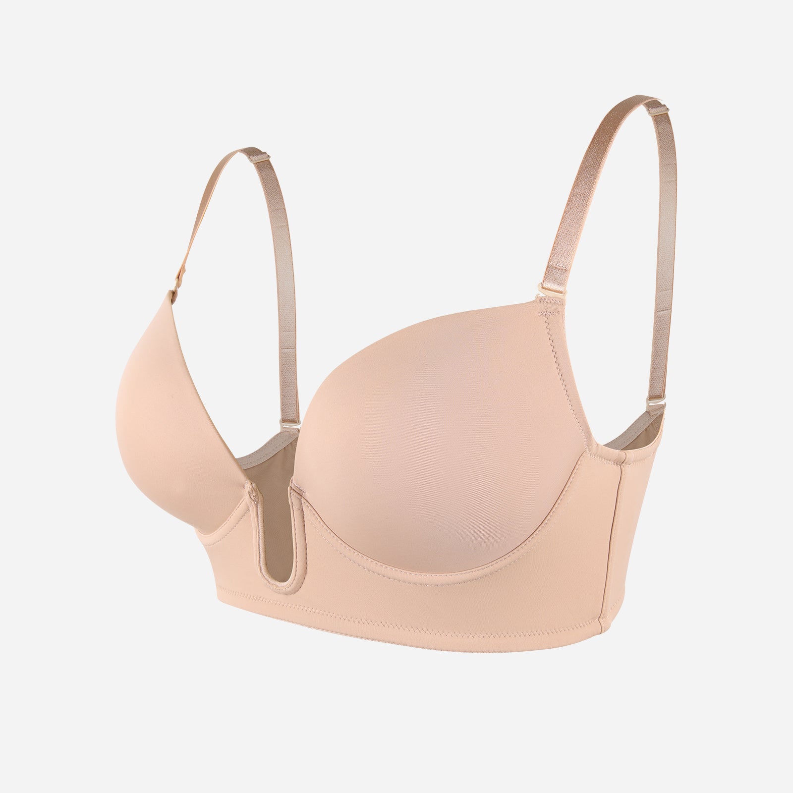 Joyshaper Deep Plunge Backless Bra Push Up Low Cut Bra