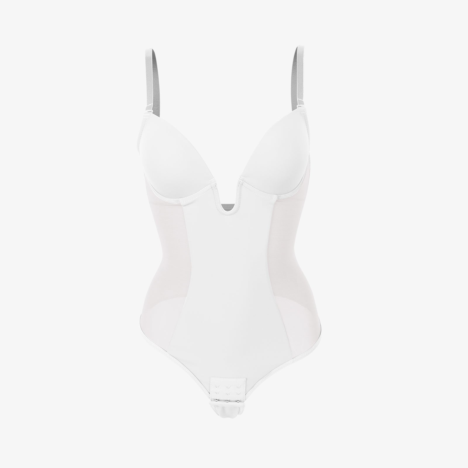 Joyshaper Built in Bra U-Plunge Backless Shapewear Thong Bodysuit