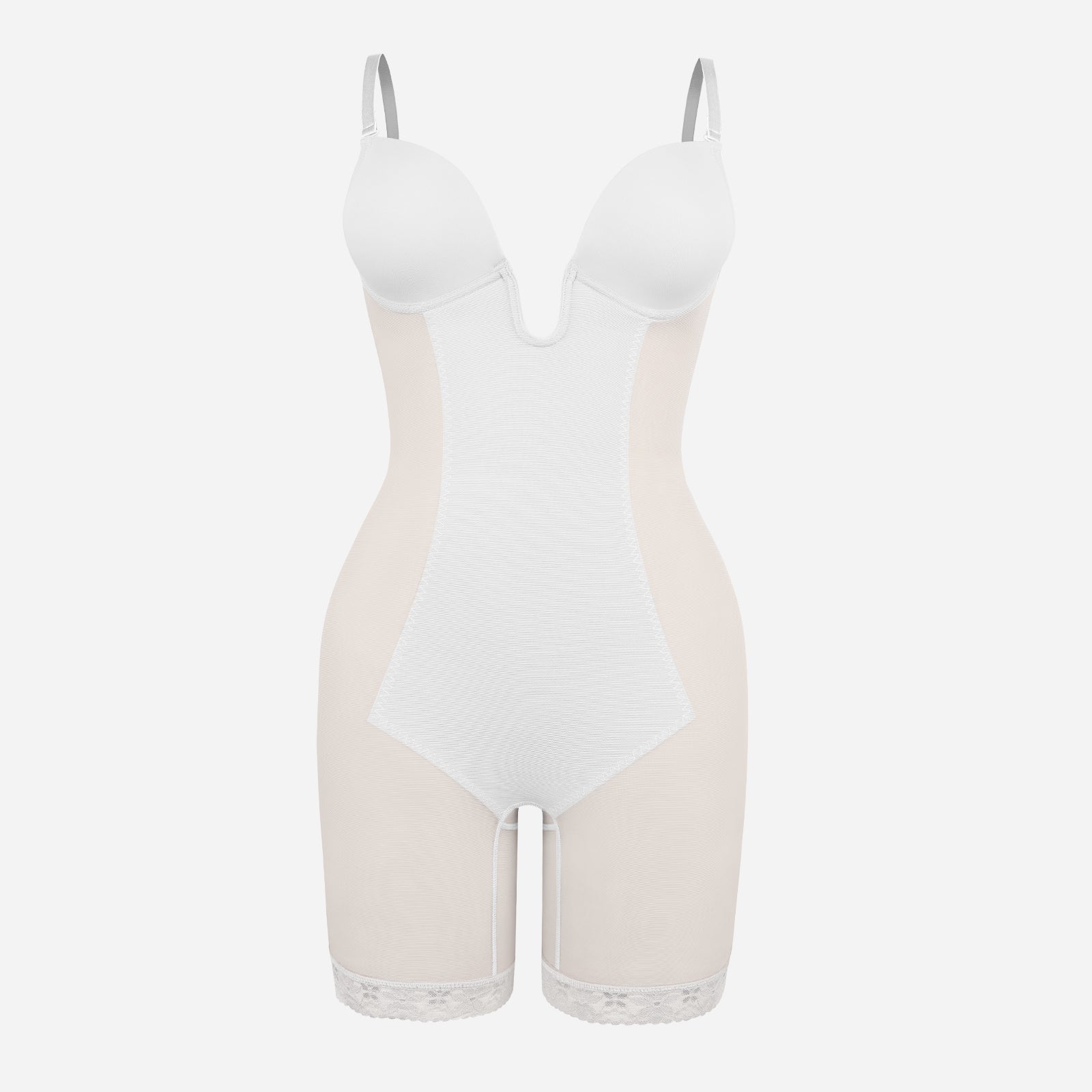 Joyshaper Backless Deep U Plunge Shapewear Strapless Bodysuit