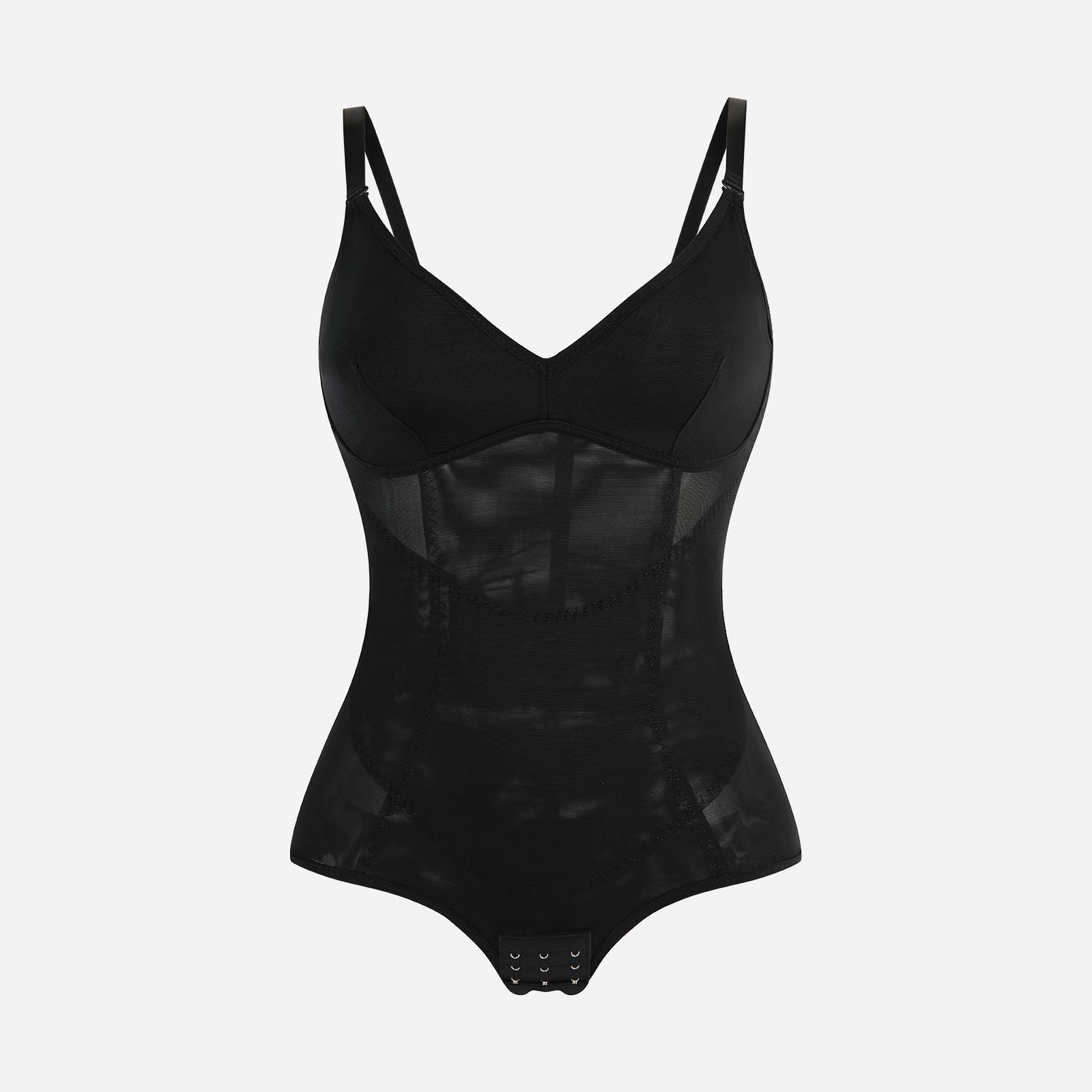 Joyshaper Cross-Compression V-Neck Shaping Shapewear Bodysuit