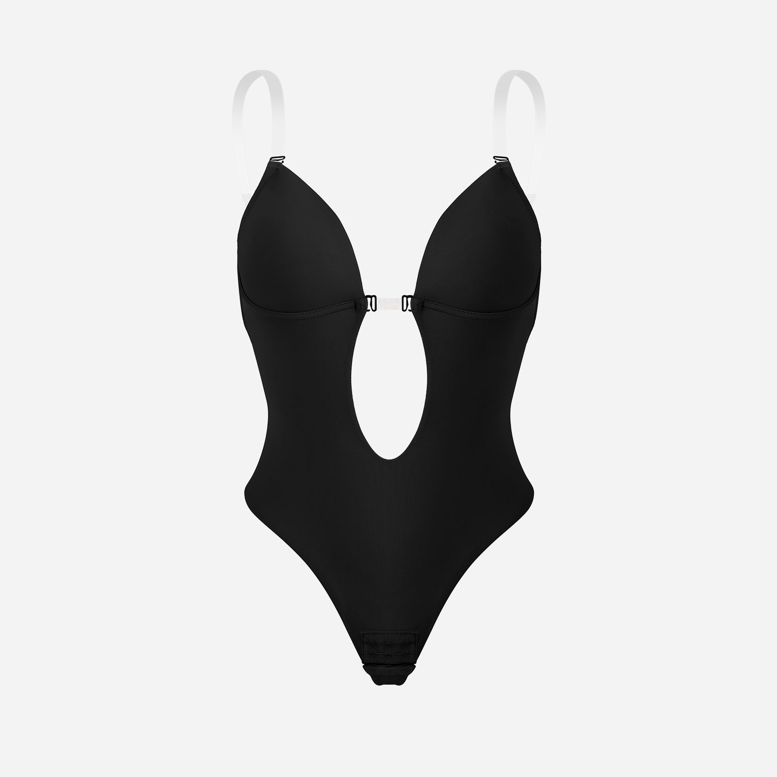 Joyshaper Plunging Deep V-Neck Strapless Backless Thong Bodysuit
