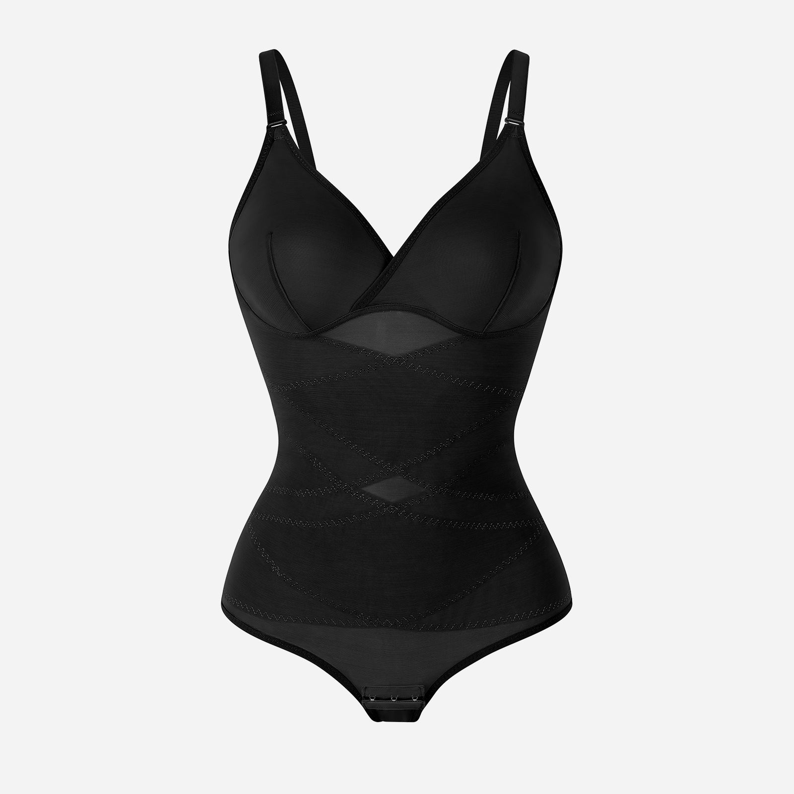 Joyshaper V Neck Waist Tummy Control Slimming Shaping Bodysuit