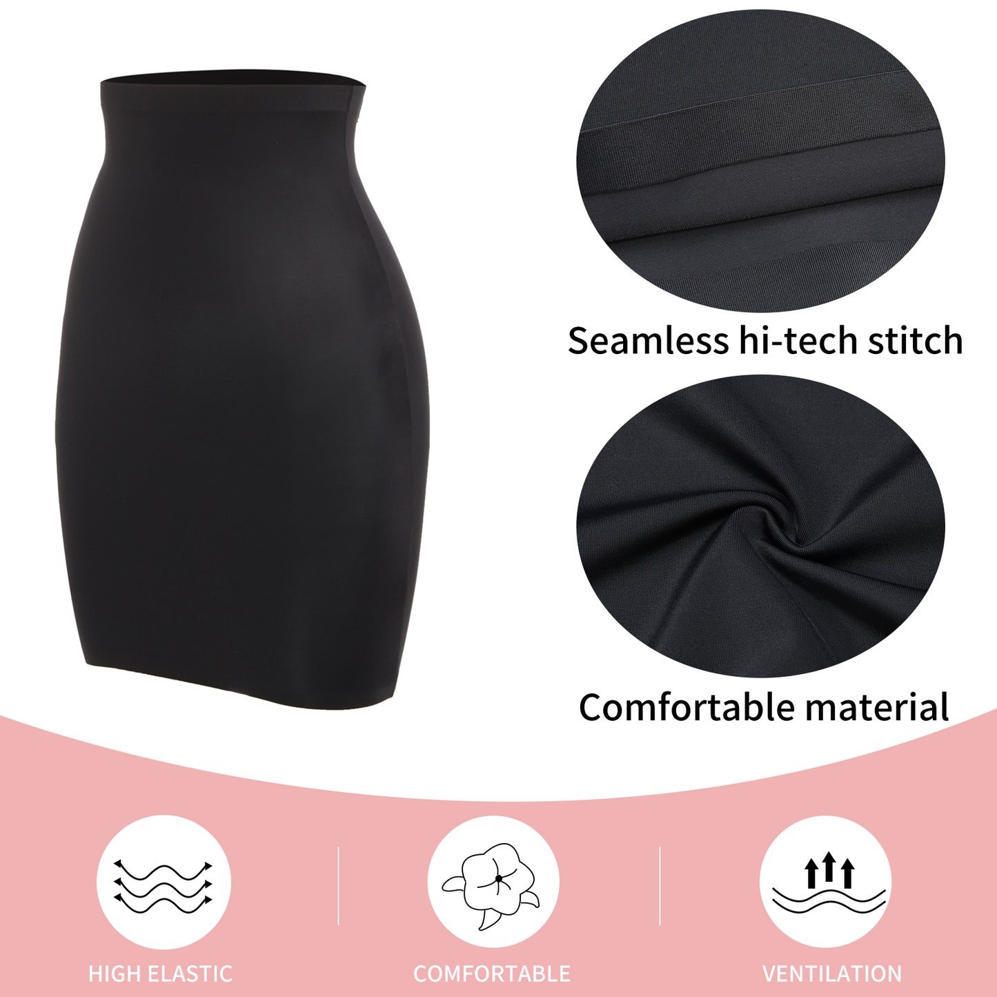 Joyshaper Half Slip Tummy Control Shapewear Dress Slip