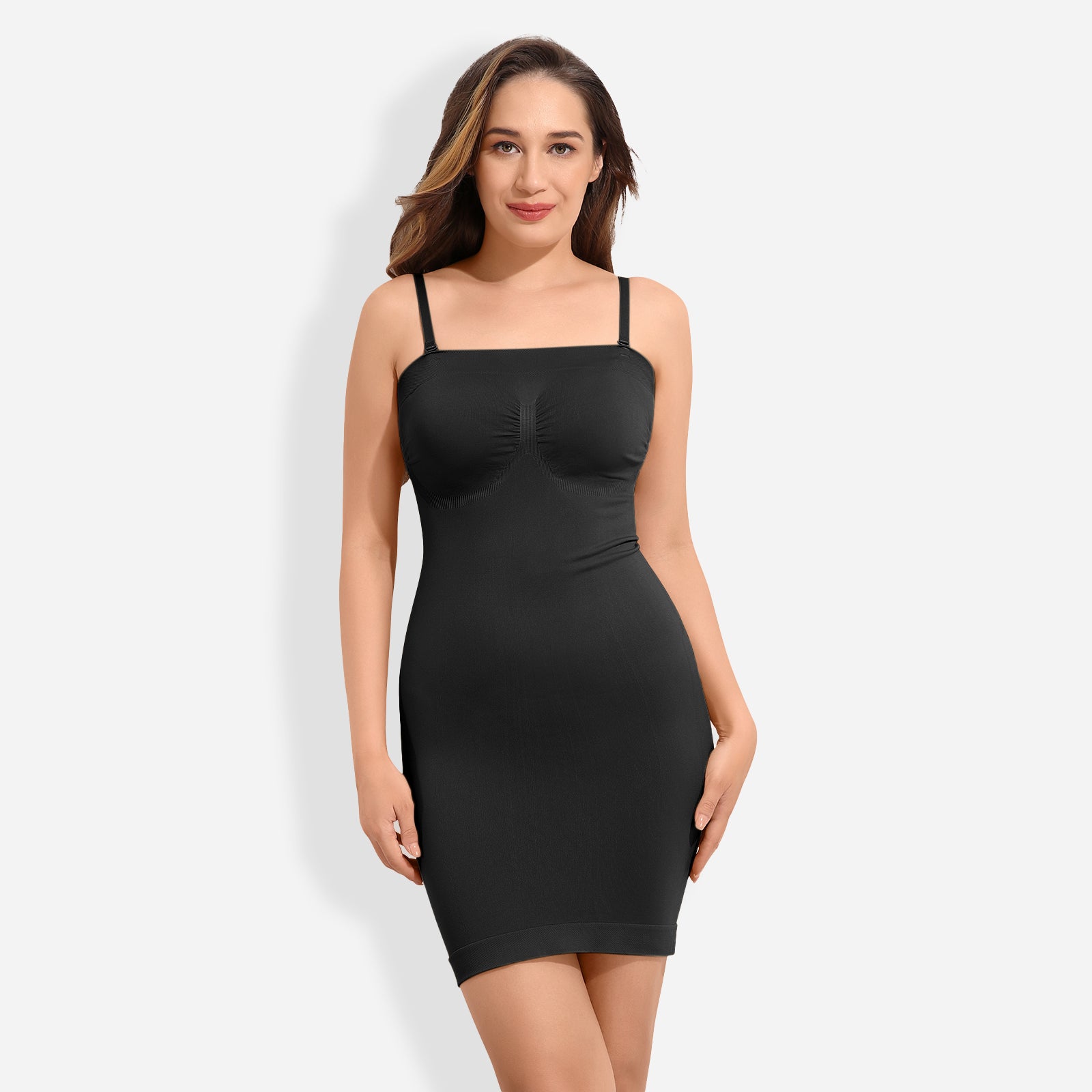 Joyshaper Seamless Strapless Shapewear Slip Dress