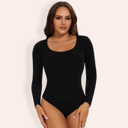 Joyshaper Crew Neck Long Sleeve Bodysuit