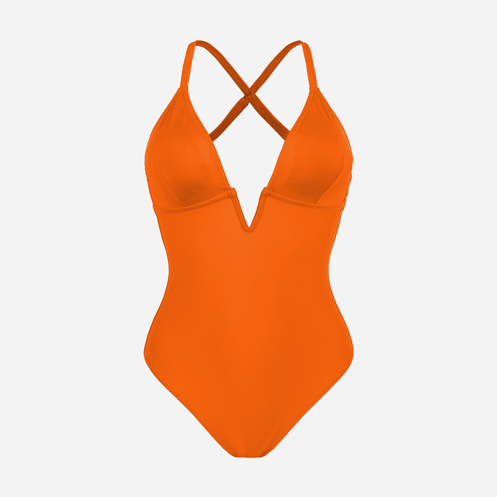 Joyshaper One-Piece Swimsuit Tummy Control Deep V Bathing Bodysuit