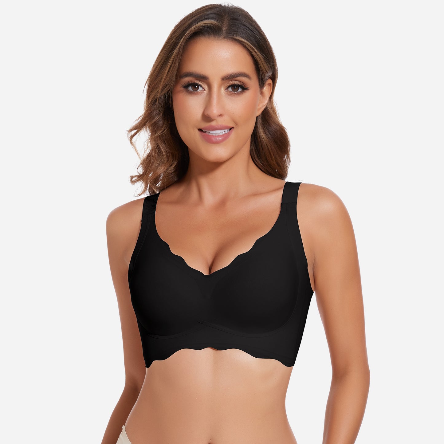 Joyshaper Seamless Adjustable Underwire-Free Smoothing Bra