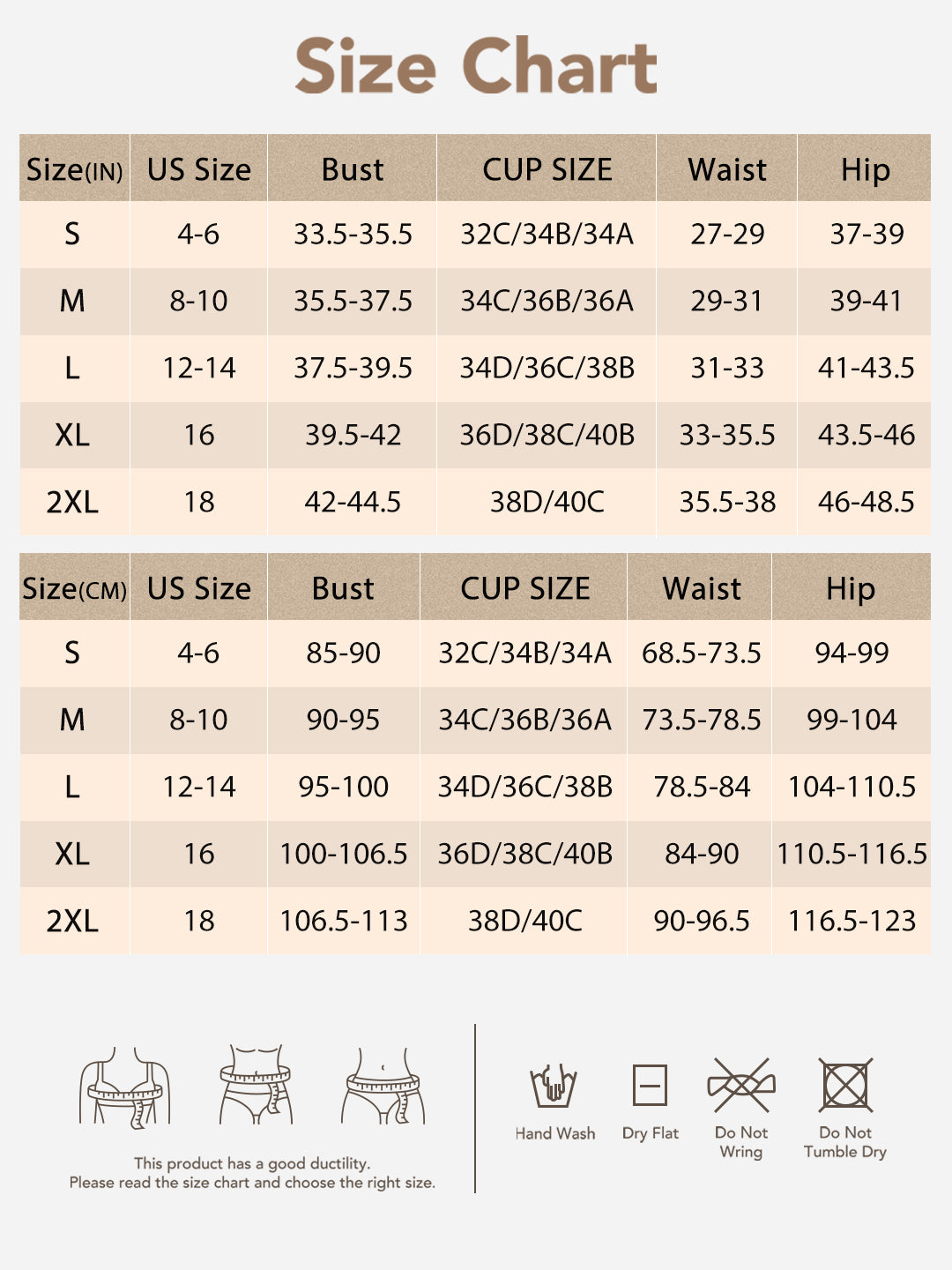 Joyshaper Tummy Control Shapewear Built-in Bra Backless Bodysuit size guide