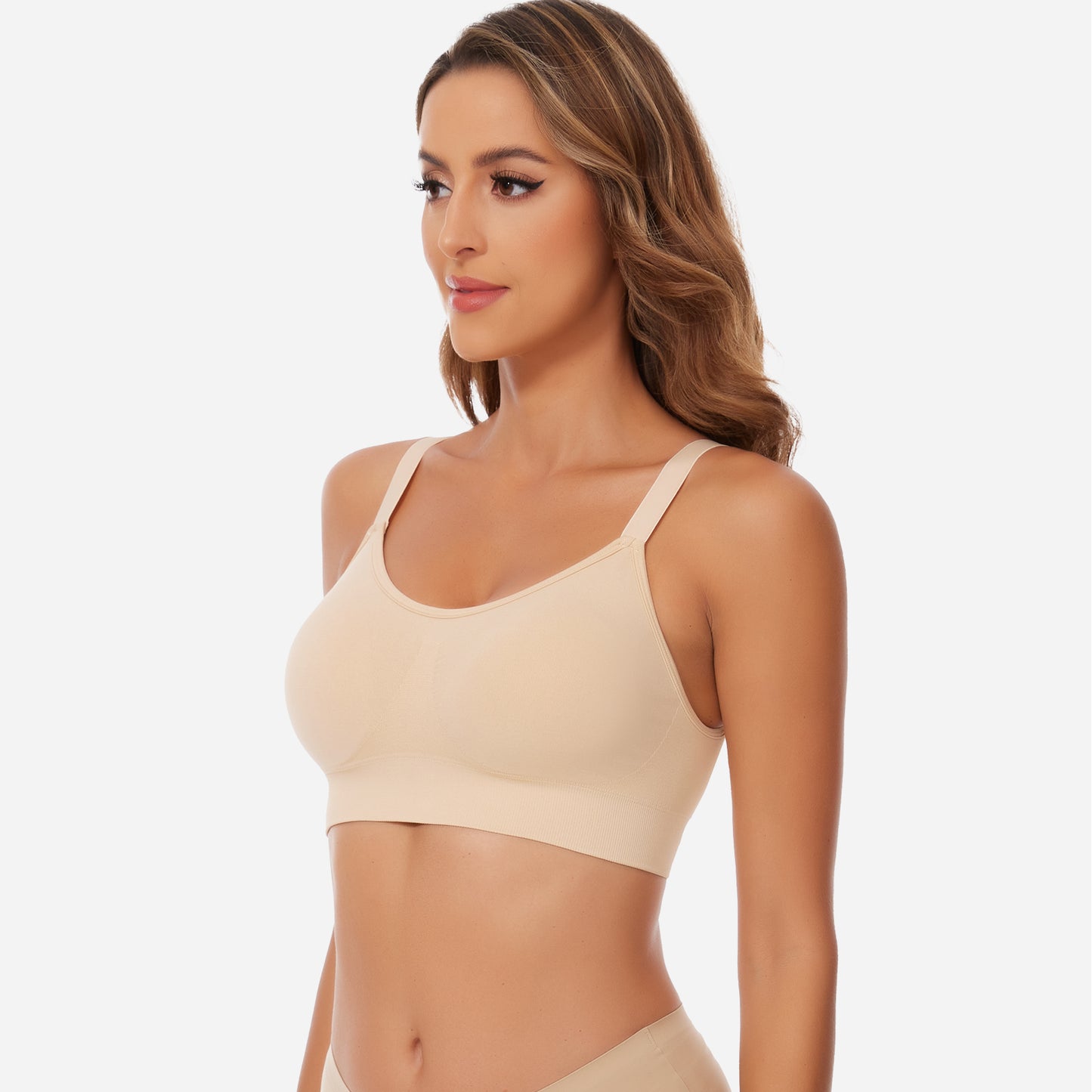 Joyshaper Wireless Bralette with Support Padded Cami Bra