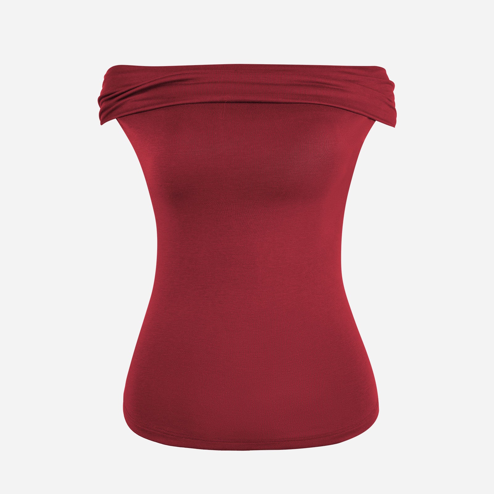 Joyshaper One-Shoulder Boat Neck Tank Top with Built-In Bra