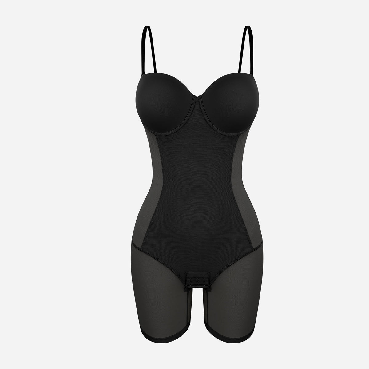 tummy control shapewear for backless dress Joyshaper Strapless Bodysuit real model series Shaperin strapless shapewear bodysuit Dolly Satin Babydoll Mini SIZE:US 16