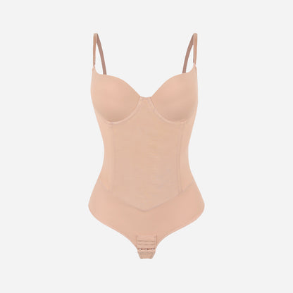 Joyshaper Thong Bodysuit with Built-in Bra