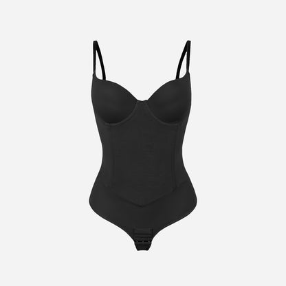 Joyshaper Thong Bodysuit with Built-in Bra