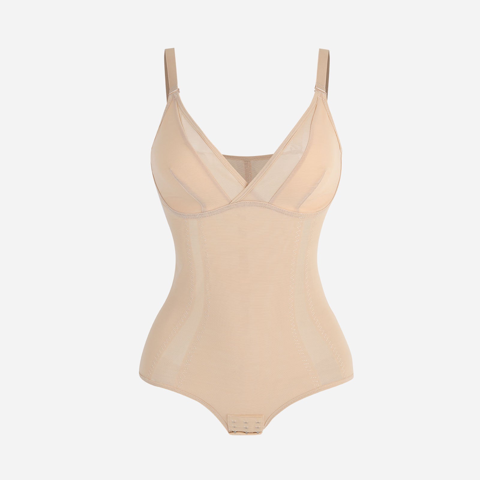 Joyshaper V-Neck Sculpting Shapewear Tummy Control Bodysuit