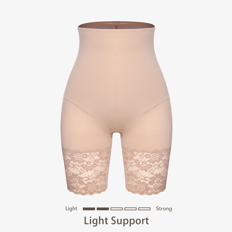 JOYSHAPER Shapewear Shorts for Women Thigh Slimmer Slip Shorts Under Dress  Tummy Control Panties Body Shaper (Beige.Light Control, S) at   Women's Clothing store