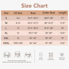 Joyshaper Posture Corrector Chest Brace Up size chart