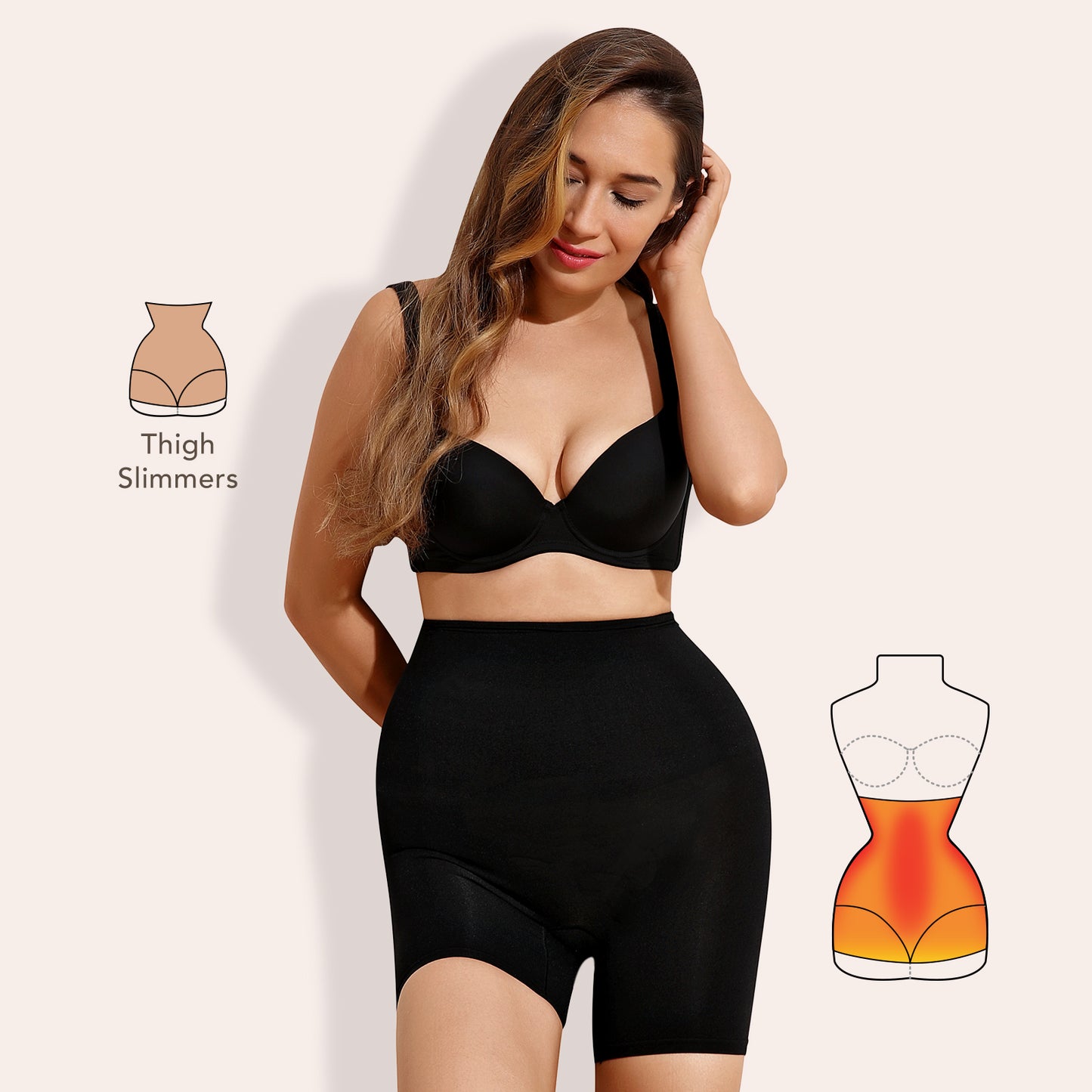 Joyshaper Thigh Slimmer Shapewear Shorts