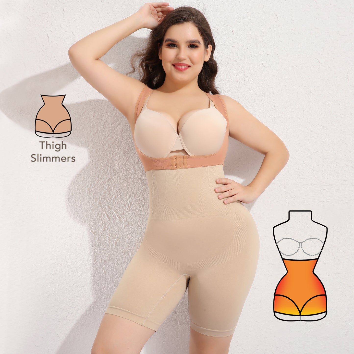 Joyshaper Tummy Control Thigh Slimmer Shorts